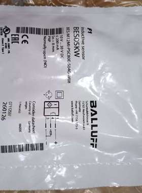 全新BES05KW巴鲁夫接近传感器BES M12MI-PSC