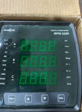 HANESS型号 MPM-320R数字功率计，实物拍摄全新库