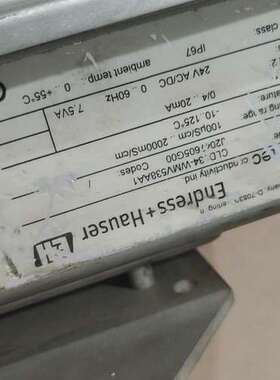 德国E+H电导率仪表，CLD134-WMV538AA1，实物