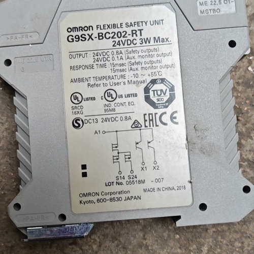 欧木龙宠全继电器G9Sx一Bc202一RT，24VDC，3w