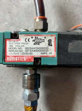 美国进口numatics纽曼蒂克电磁阀型号082SA415K
