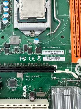 研华科技 EBC-MB06G2 REV.A1工控机主板  成