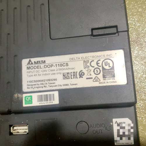 台达DOP-110CS触摸屏，二手拆机，包好包邮，实图实物