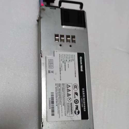 GWCR-1200D服务器电源 功能完好 输入电压200-2