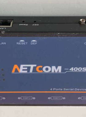 NETCOM-400S，周立功4串口联网服务器，拆机件，成色