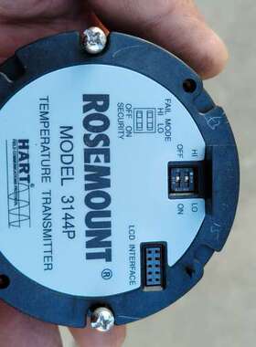 罗斯蒙特，MODEL   3144P温度变送模块，二手，拆机