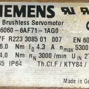 成色不错 1AG0功能完好 议价 6AF71 1FK6060