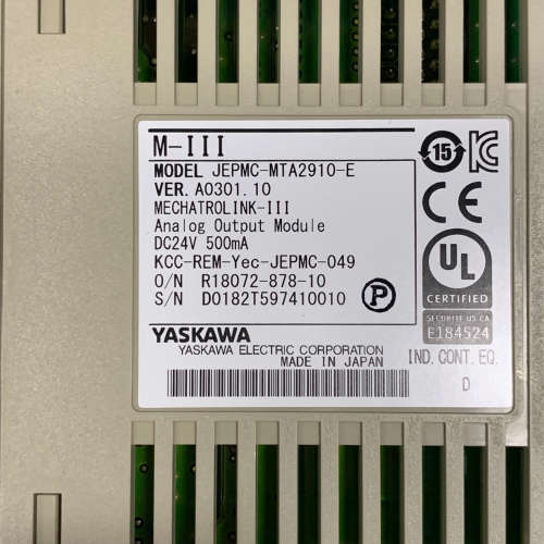 安川MTA2910控制器JEPMC-MTA2910-E 正品