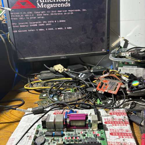 ITXM 1037/ID工控主板 双网 成色漂亮 功能一切正