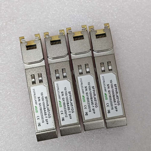 10G万兆电口转换模块，SFP-RJ45 30M，