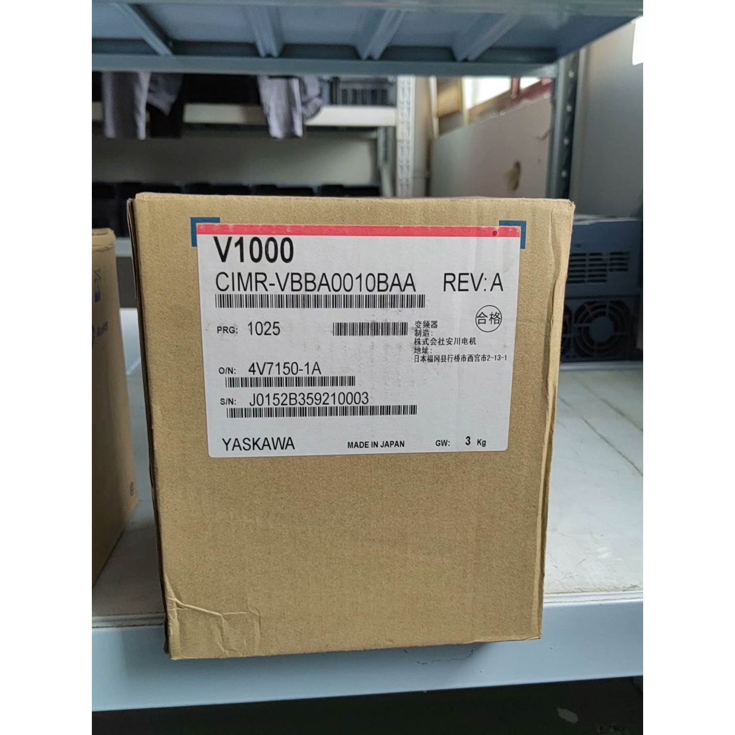 全新安川CIMR-VBBA0010BAA变频器