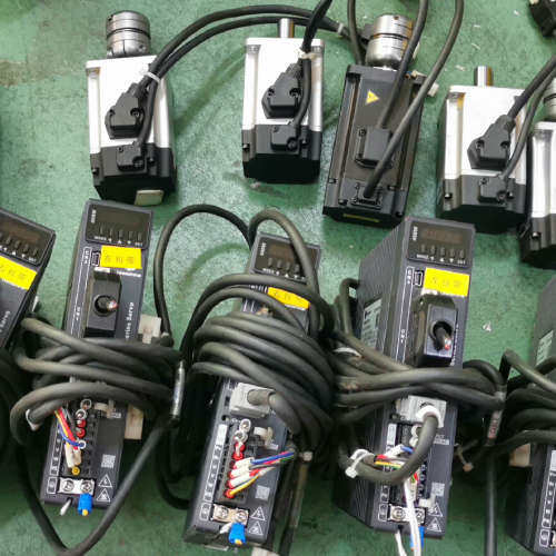 雷塞400W伺服电机脉冲型，驱动L7-400，电机ACM2-