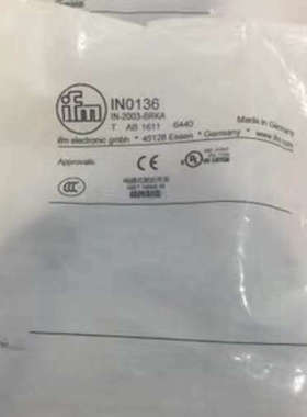 易福门IN0136传感器全新原装