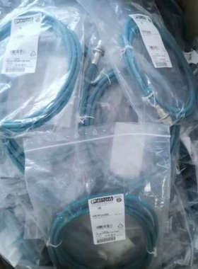 菲尼克斯M12 4芯带屏蔽板后安装连接线VS-M12FSBP