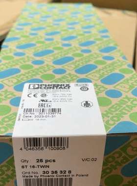 现货可发3035328直通式接线端子 全新 正品