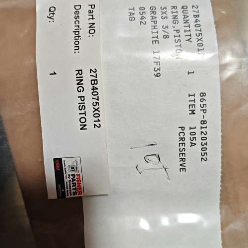 费希尔 密封环 27B4075X012