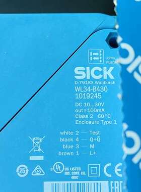 德国SICK传感器101924 货号WL34-B430