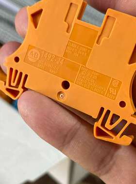 全新AB罗克韦尔1492-J4接线端子 灰色135只、橙色3