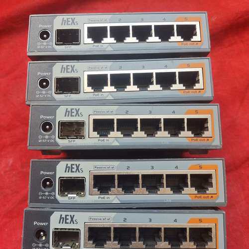 MikroTik hEX S RB760iGS ，功能正常