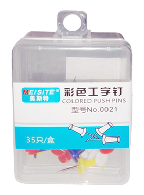 软木板彩色图钉图钉美斯特