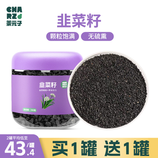 CHARZ茶元子韭菜籽现货炒熟的韭菜官方旗舰店久艽韭菜子粉