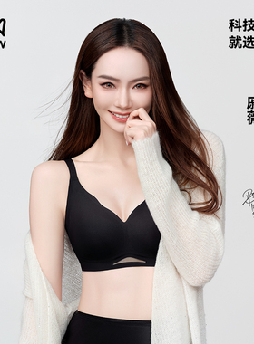 【38爆品日】猫人气垫杯夏季薄款无痕内衣女大胸显小全罩杯文胸