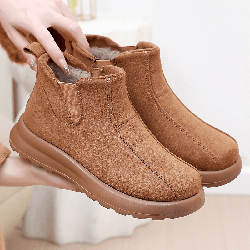 冬季新款加绒保暖棉靴女雪地靴