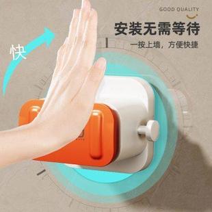 拖把挂钩挂架免打孔壁挂墙上拖布挂钩浴室收纳免打孔扫把固定器