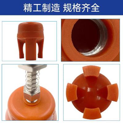 机械手夹具配件注塑机柔性夹爪硅胶抓盘气动迷你软爪型吸盘二四爪