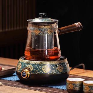电陶炉煮茶器套装 高档玻璃煮茶壶 家用烧茶壶小型办公烧水壶