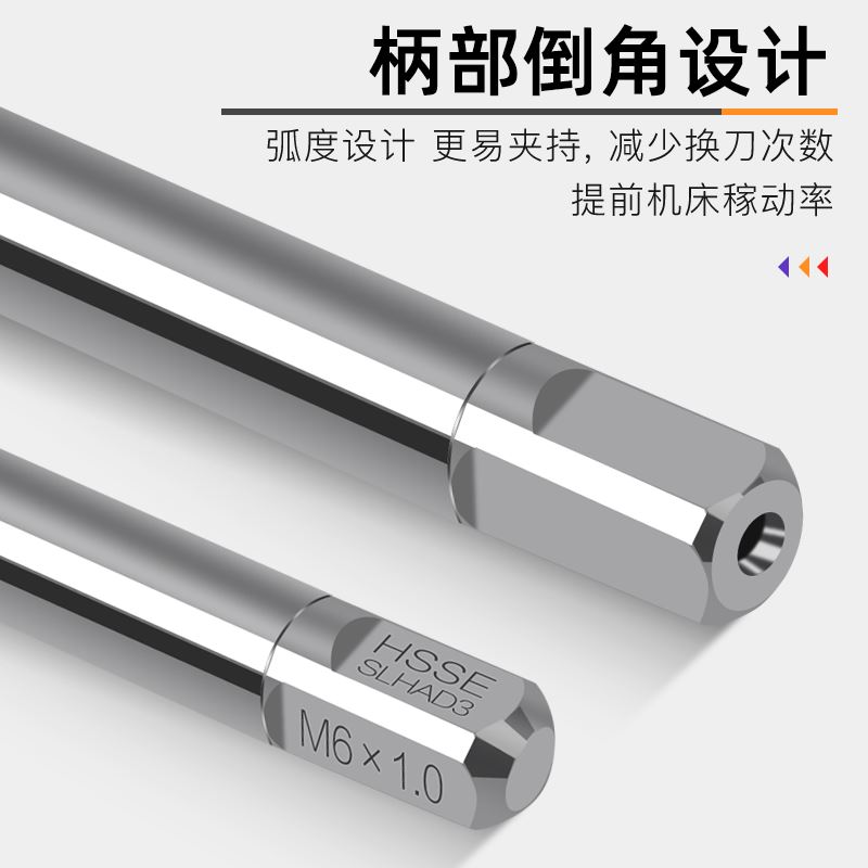 进口YAMAWA加长美制螺旋螺丝攻含钴SP雅马哇机用N螺丝攻1/4UNC UN