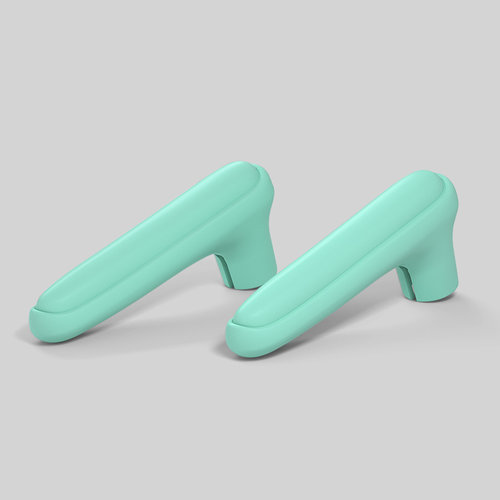 光滑硅胶安门把手保护套黑色防撞垫儿童防磕防碰头门把手保护套