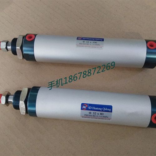 32*50/60/80/100双头锯仿型铣组角机气缸塑钢断桥铝设备压料气缸