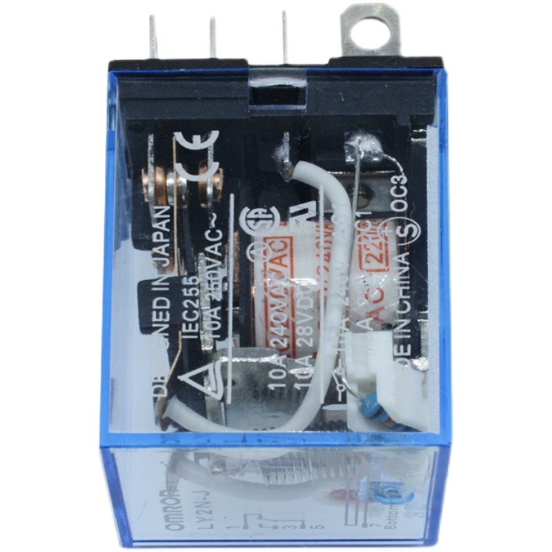 LY2NJ MY4NJ小型中间继电器大8脚细14脚5A10A DC12V24VAC110V220V