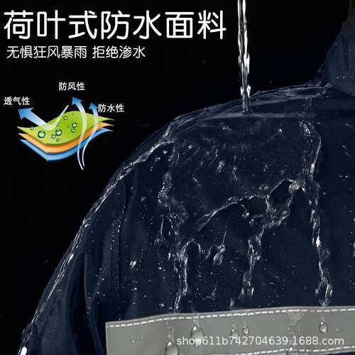 754春亚雨纺衣雨裤分体式套装加双层透气外暴卖厚骑行防雨男女成