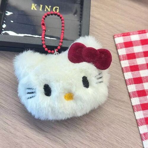软糯毛绒蝴蝶结小挂件少女心可爱毛绒挂饰百搭书包钥匙配饰送闺蜜