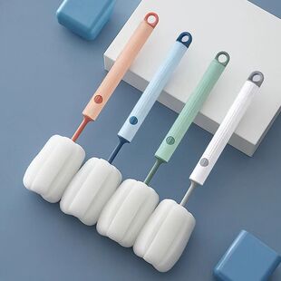 洗杯子刷子长柄家用杯刷神器水杯刷清洁去污海绵刷吸管替换