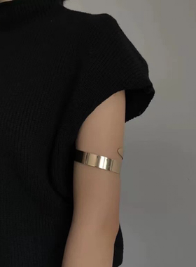 暗黑系夸张臂环女臂钏臂镯小众手环手链配饰潮