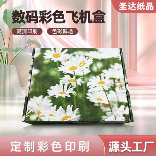 飞机盒打印尺寸丝印JOV金log烫羽绒服包码装数纸盒礼盒定做正o方