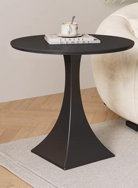 轻奢简81012岩板边几小茶几现客厅沙发小圆桌约代创意几阳台角小