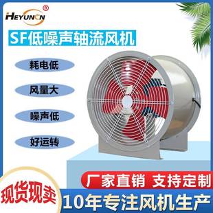 SFG低噪音轴流风机380V管业道式 机工厂房风通风风岗位固定2排3382