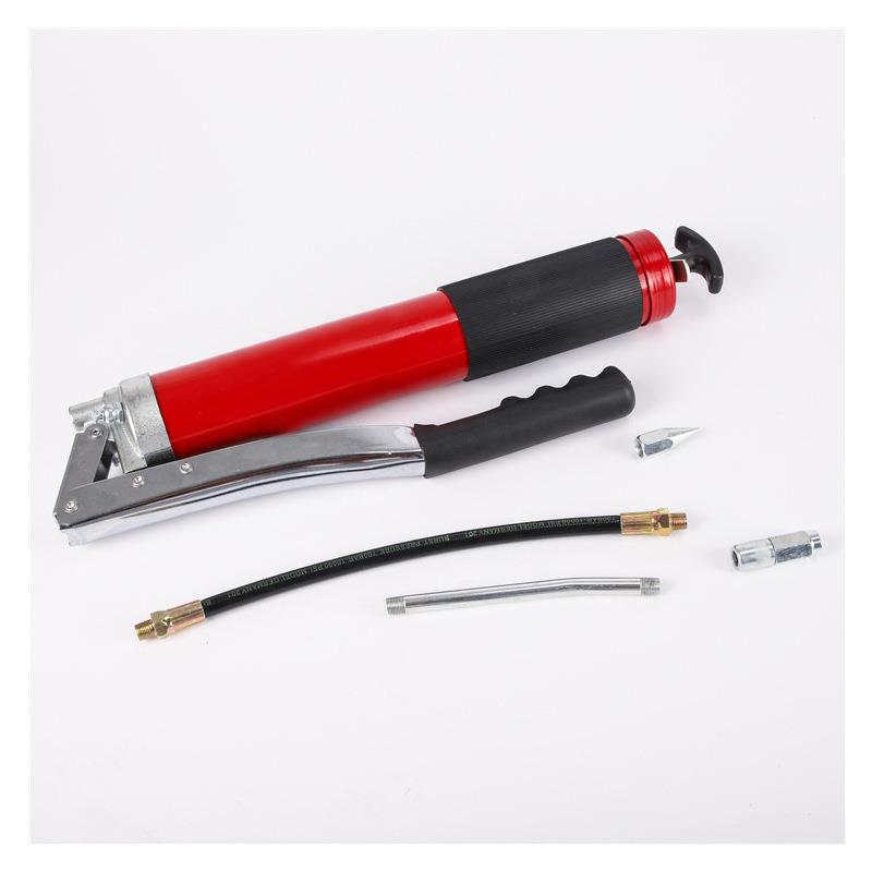 厂家工程机械专用双芯棒黄油枪DHF-1009双压杆黄油枪带塑料盒