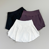 高腰防走光跑步健身裙瑜伽锻炼半身裙裤 羽毛球运动短裙女夏季 新款