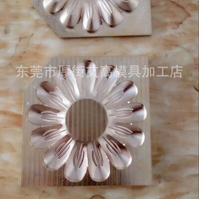 厂家直销 浮雕压花铜 公模 花瓣浮 雕铜模天地压母花铜IZE模模