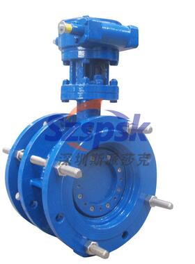 手动蜗轮兰法软密封伸缩铸钢蝶阀SD341X-6OBC1C DN40 DN500 D0N60