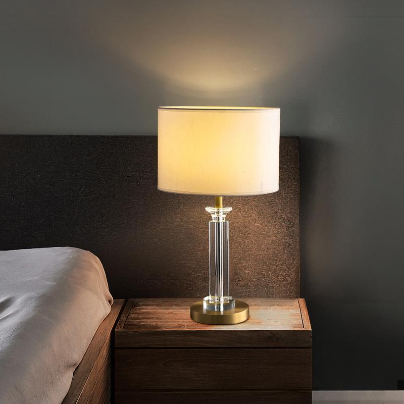 后现代装XH0497饰灯床欧简约客厅全铜台水晶灯具港北式轻奢设卧室