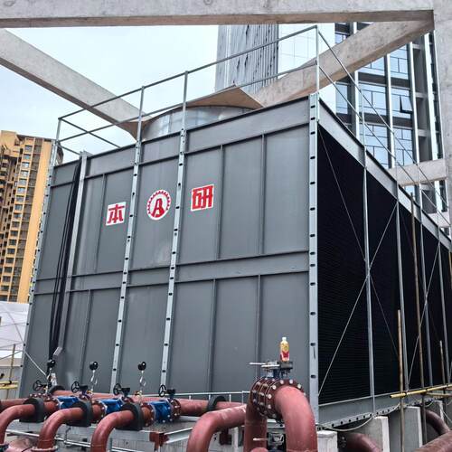 能源行业全冷钢却塔方形横流式NCO凉水塔能节水节噪新音低