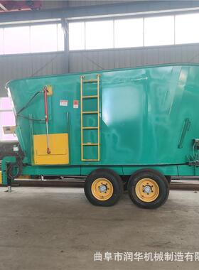 12m³tmr拌日机牵引式全日粮制备机固定搅T粮MR饲料混合设备
