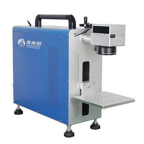20W便携式水AYY光纤光打光标机 JG激H-106 金属表面刻字流线激镭