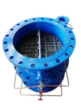 不锈OHE钢球铸1钢墨铸铁微阻X缓闭蝶式止回阀HH46DN65 80 100 50